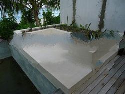Terrazzo pebble wash