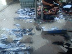 remy hair( washed packing)