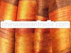 Scarves, 100% raw silk, multi coloured