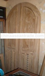 Pre Finished Teak Solid Door 2 Panel