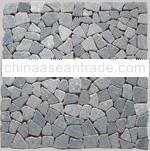 Square mosaic tile Grey marble
