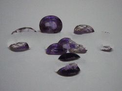 facet cut Indonesian Amethyst