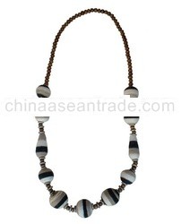 Wooden Beaded Necklace