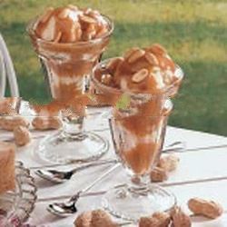 Peanut butter flavors for dairy products