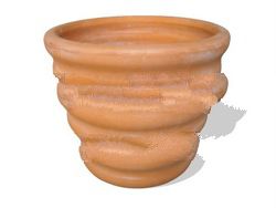 Indoor ceramic terracotta planter
