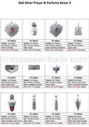 Bali Silver Prayer Box Pendant 2