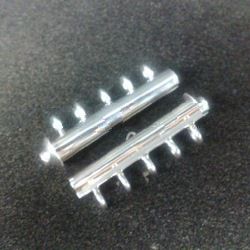 FMNSLIDE04 - 925 Sterling Silver Sliding Clasp 5 Strand