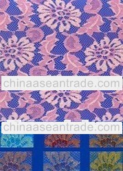 41"/43" Width Polyester / Nylon Rigid All-Over Raschel Knit Lace
