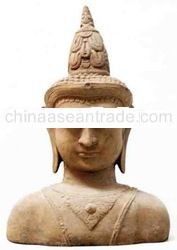 STONE BUDDHA HEAD BH16