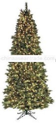 9 FT SCOTTSDALE SLIM PINE PRE-LIT CHRISTMAS TREE PRELIT