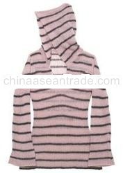 striped hoodie sweater