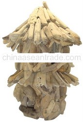 Driftwood bird house