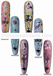 Wall Decoration Carved and Painted Wooden Mask