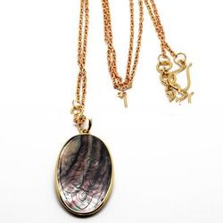 brass shell necklaces (bjns-027)