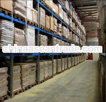 warehouse stacking pallet rack system