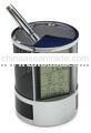 Pen Mug with Calendar Clock