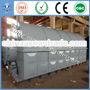 waste plastic refining to diesel line