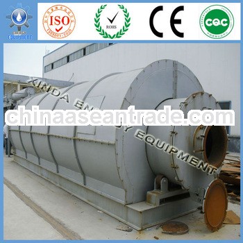 waste plastic refining to diesel plant