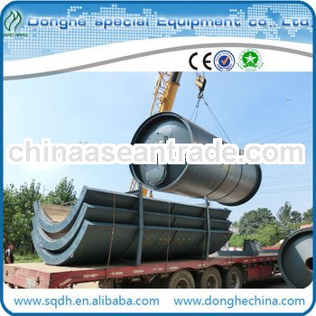 waste tyre recycling machine tyre pyrolyhsis with cap of 6 tons per day