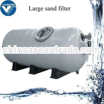 water park horizontal sand filter for water treatment