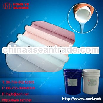 waterproof fabric coated silicone ink