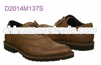 waterproof oxford style leather upper Dress Shoes