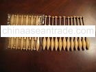 Travel size lace bobbins 24 total size is 3 1/8 inches