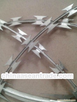 we supply stainless steel razor wire mesh (favtory)ISO2000