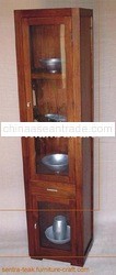 teak vitrina cabinet