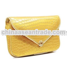 Handcrafted Genuine Crocodile Skin Clutch Handbag