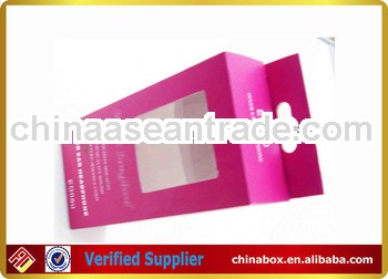 white card gift box with hanger from printing company