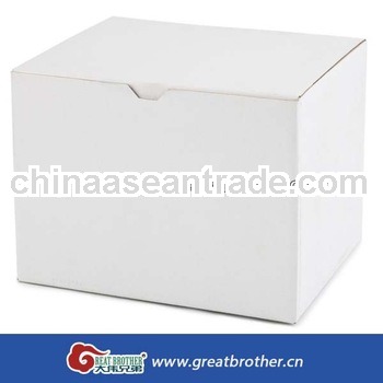 white cardboard packaging box made in china