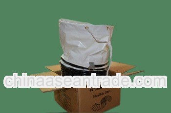 white flexible ventilation ducting