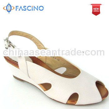 white leather shoe women china wholesale sandals