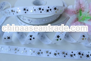 wholesale Gold printed ribbon 22mm