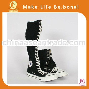 wholesale OEM new high-top canvas shoes for women