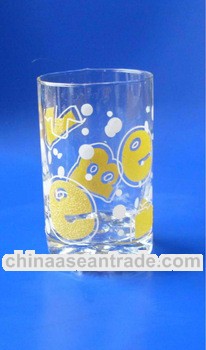 wholesale drinking glasses with decal