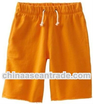 wholesale fashion casual plain yellow children boxer shorts