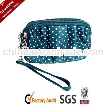 wholesale fashion pink bright PU leather lady purse