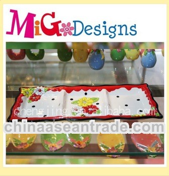 wholesale handpainted gifts ceramic candy plate
