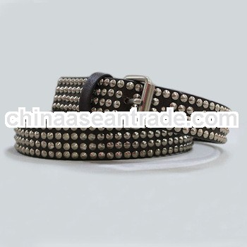 wholesale high quality fashion belt silver beaded belts