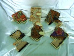 Batik Fabric combination leather cow