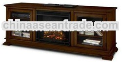 Hudson espresso Electric fireplace real flame realflame