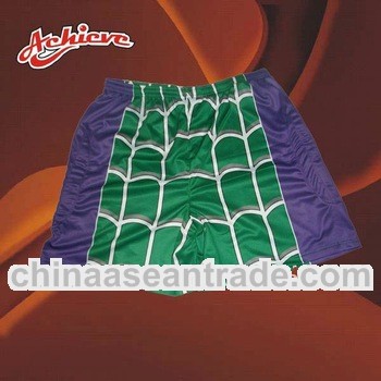 wicking mesh polyester soccer shorts spider man