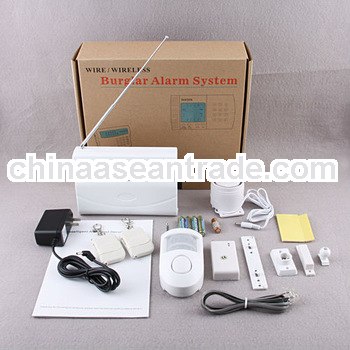 wireless home security PSTN alarm system&intelligent wireless digital home alarm