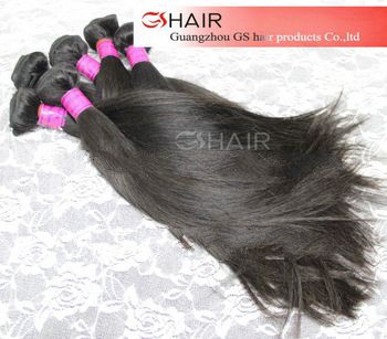 without tangling guangzhou gs hair co., ltd. straight taped remy hair extensions