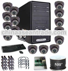 16ch Security PC DVR System 16 Camera Surveillance CCTV