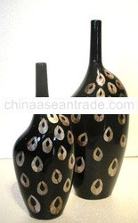 Lacquer vase