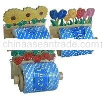 Wooden Tissue Holder
