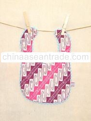 Cute Batik Kids Bib